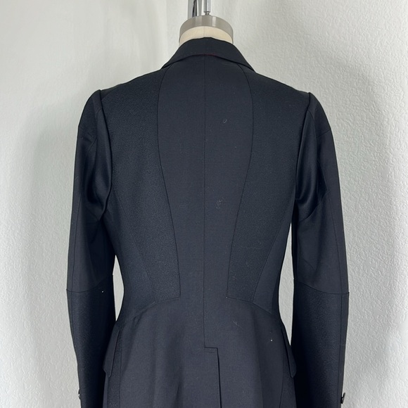 Shiro Sakai Wool Asymetric Placket Tailored Mixed Media Japan Blazer Coat Jacket - Picture 8 of 11
